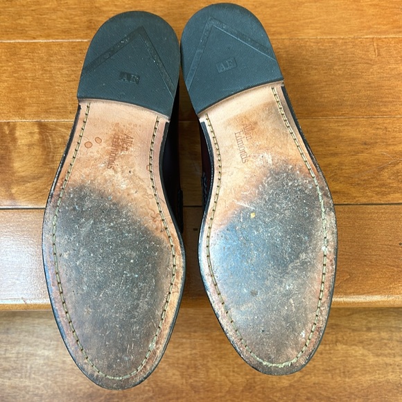 Allen Edmonds Walden Burgundy Loafers Made In the USA Size 8.5 - Picture 10 of 12